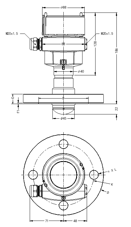JWrada®-32雷达物位计