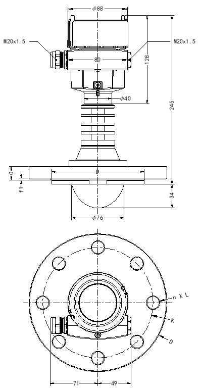 JWrada®-35雷达物位计