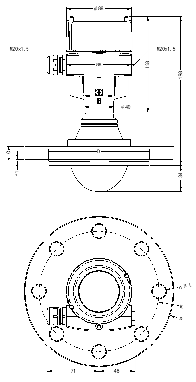 JWrada®-35雷达物位计
