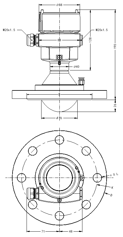 JWrada®-34雷达物位计