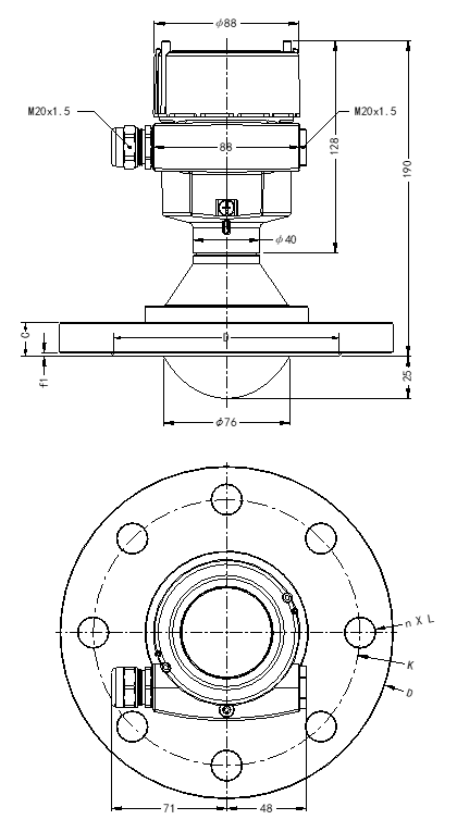 JWrada®-34雷达物位计