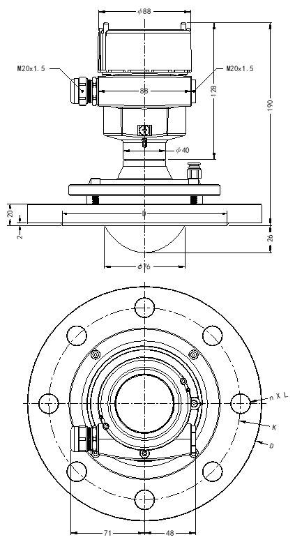 JWrada®-34雷达物位计