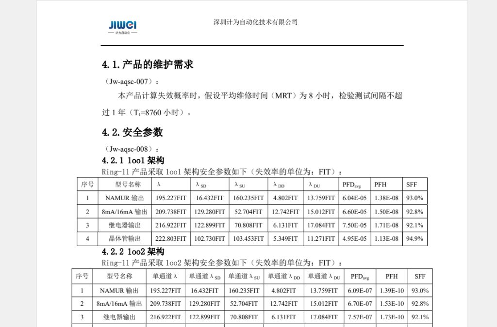 音叉液位开关的最高安全保障