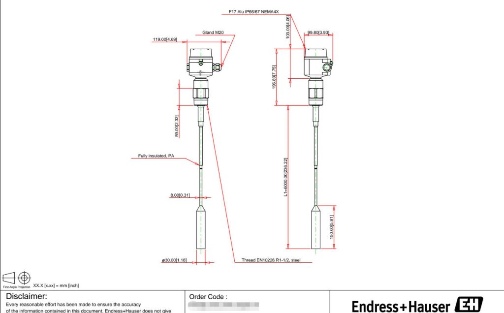 国产化：Cape-11R 缆绳型射频导纳料位开关替换 E+H Solicap FTI56