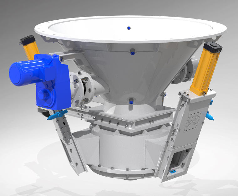 新疆化工厂硫酸钙料仓振动料位开关应用案例