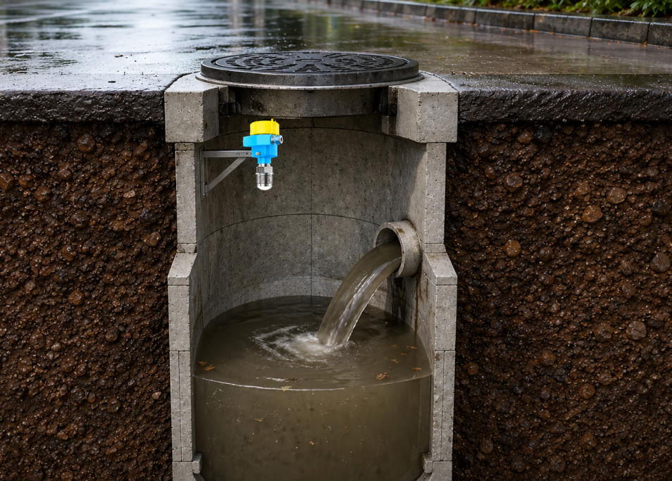 远控雷达物位计在雨水井与地下排水液位监测中的应用案例