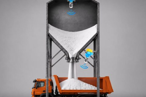 计为 JWrada® PRO 系列工业级雷达物位计成功应用于高粉尘粉体装车系统