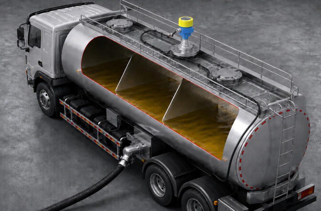 Radar level meter on an oil tanker Thermal Power Plant Slag and Ash Level Detection: How to Combine Radar Level Meters and Vibrating Rod Level Switches for Selection
