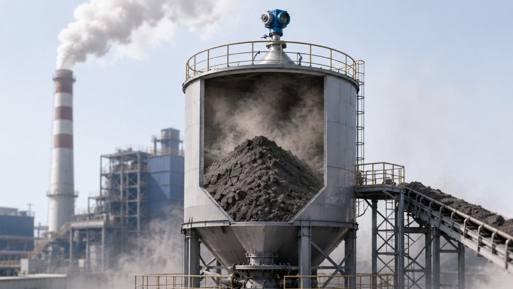Thermal power plant slag and ash level detection project Thermal Power Plant Slag and Ash Level Detection: How to Combine Radar Level Meters and Vibrating Rod Level Switches for Selection
